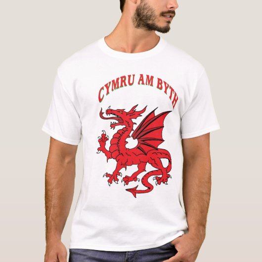 Cymru am Byth T shirt (Voorkant)