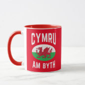 Cymru Am Byth Wales Flag Proud Welsh Rugby Mok (Links)