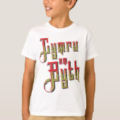 Cymru Am Byth. Wales Forever T-shirt (Voorkant)