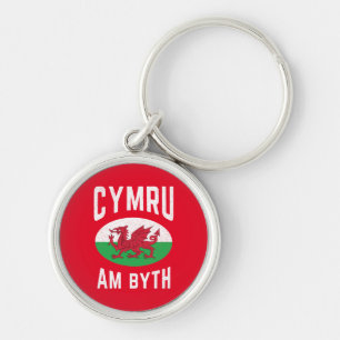 Cymru Am Byth Wales Vlag Trots Welshe Vintage Rugb Sleutelhanger