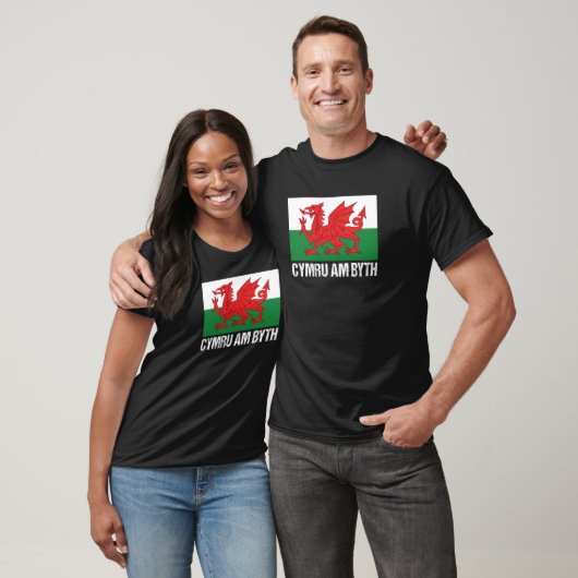 Cymru Am Byth Welsh Pride Wales T-shirt (Unisex)