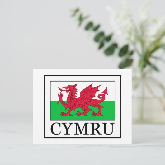 Cymru Briefkaart (Staand voorkant)