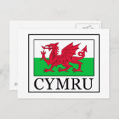Cymru Briefkaart (Voorkant / Achterkant)