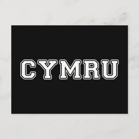 Cymru Briefkaart (Voorkant)