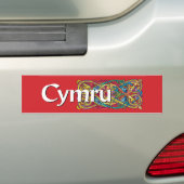 Cymru Bumpersticker (Op auto)