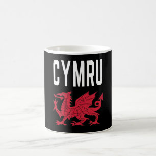Cymru Cymraeg Wales Rugby Proud'alsh Koffiemok