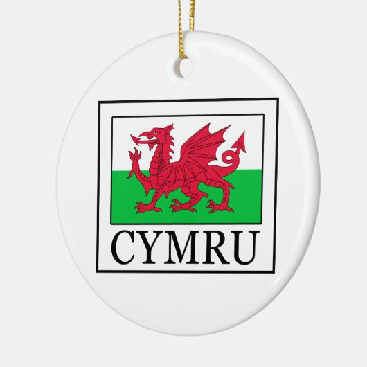 Cymru Keramisch Ornament (Links)