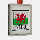 Cymru Metalen Ornament (Rechts)