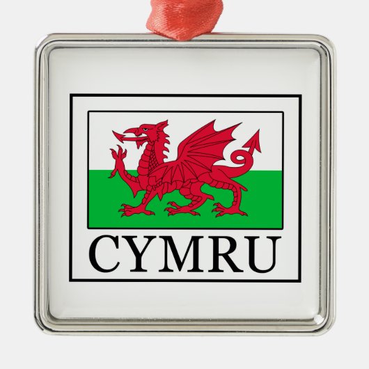 Cymru Metalen Ornament (Voorkant)
