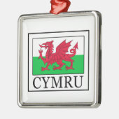 Cymru Metalen Ornament (Links)