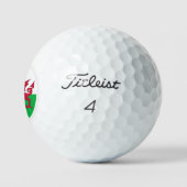 Cymru Patriots, Wales & Welsh Flag Golf Balls Golfballen (Logo)