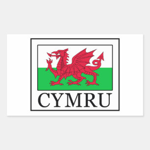 Cymru Rechthoekige Sticker