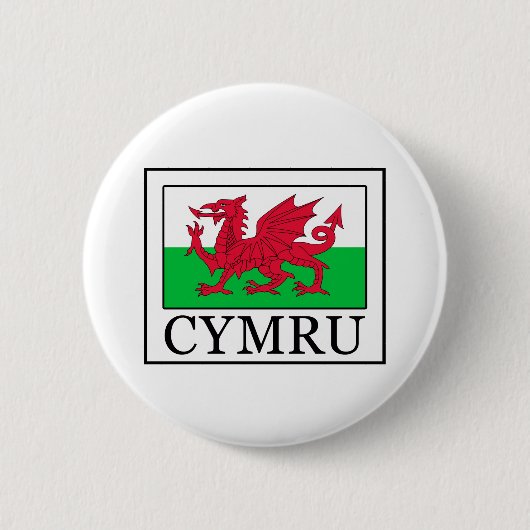Cymru Ronde Button 5,7 Cm (Voorkant)