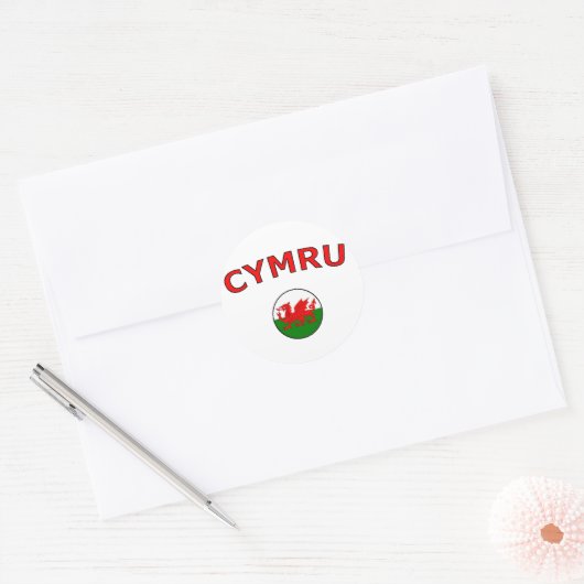 Cymru Ronde Sticker (Envelop)