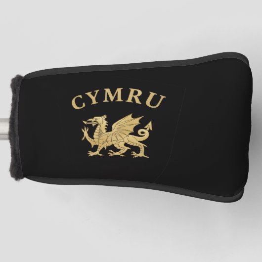 Cymru Schild Golfheadcover (Voorkant)