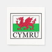 Cymru Servetten (Voorkant)