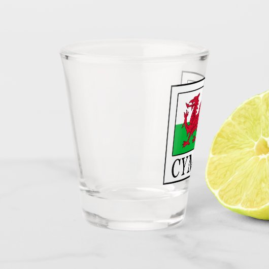 Cymru Shot Glas (Links)