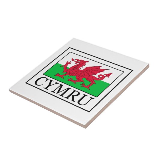 Cymru Tegeltje (Zijkant)