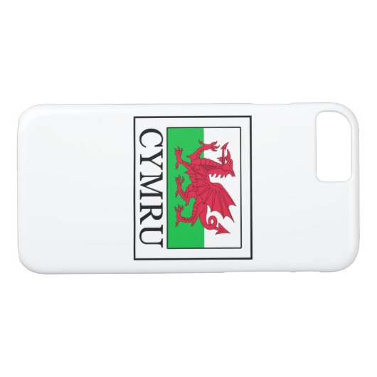 Cymru-telefoonkwestie Case-Mate iPhone Case (Achterkant (Horizontaal))