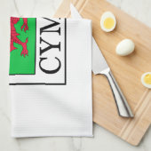 Cymru Theedoek (Quarter Fold)
