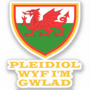 Cymru Wales Patriotisme  Sticker
