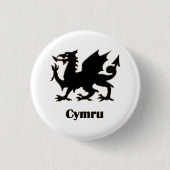 Cymru, Wales pin Ronde Button 3,2 Cm (Voorkant)