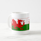 Cymru - Welsh Flag Koffiemok (Voorkant links)