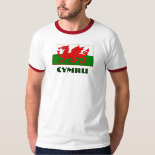 Cymru/Welsh vlag met Cymru tekst. T-shirt