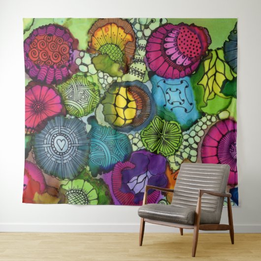 Cynco 4 Tapestry Wandkleed (In Situ (horizontaal))