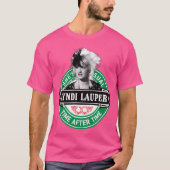 Cyndi Lauper - Parodie Ontwerp Retro Logo T-shirt (Voorkant)