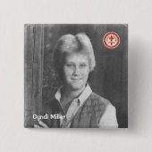 Cyndi Miller Vierkante Button 5,1 Cm (Voorkant)