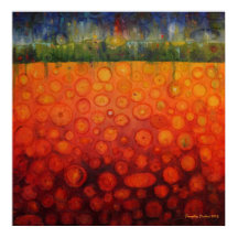 Cyndi's tuin - Canvas Print