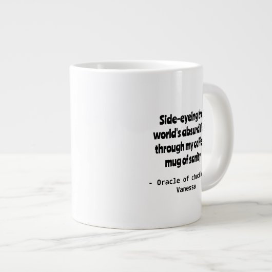 Cynical Cofffee Humor Personalisatie Mok (Voorkant rechts)