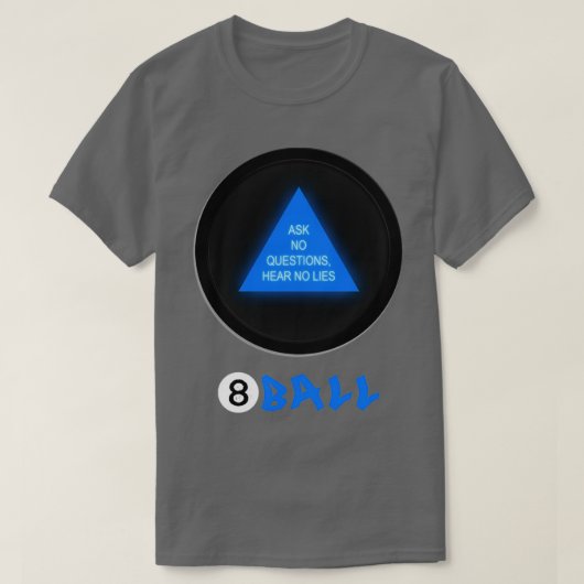 Cynical Magic 8 ball T-shirt (Design voorkant)