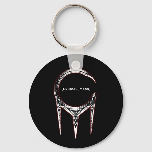 Cynical Mass Sleutelhanger Black (Voorkant)