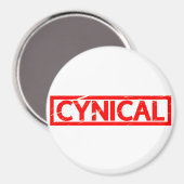 Cynical Stamp Magneet (Voorkant / Achterkant)