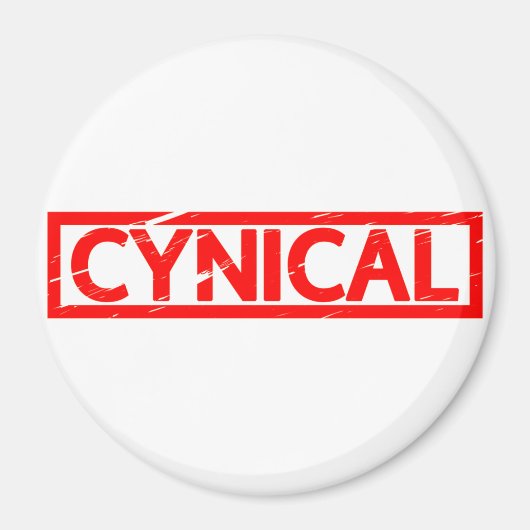 Cynical Stamp Magneet (Voorkant)