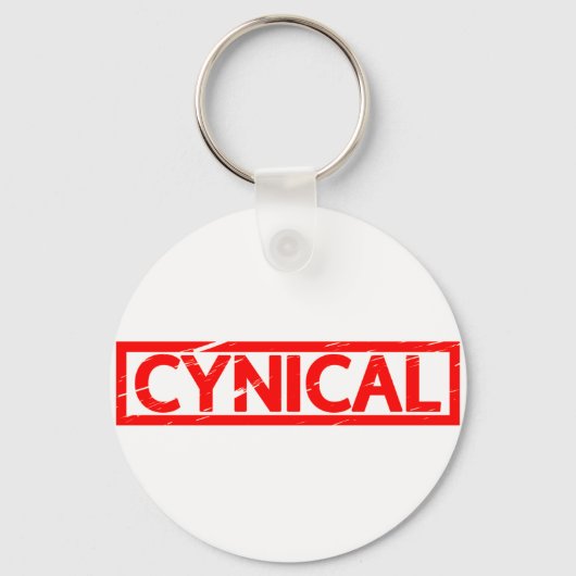 Cynical Stamp Sleutelhanger (Voorkant)