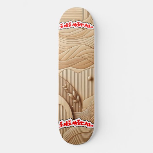 cynische bamboe persoonlijk skateboard (Voorkant)