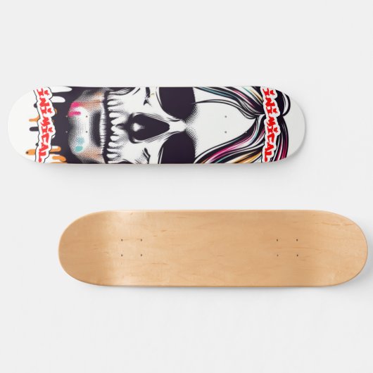 cynische dode rocker persoonlijk skateboard (Horizontaal)