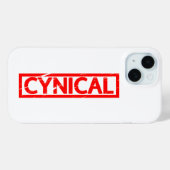 Cynische Stempel Case-Mate iPhone Case (Achterkant (horizontaal))