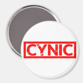 Cynische Stempel Magneet (Voorkant / Achterkant)