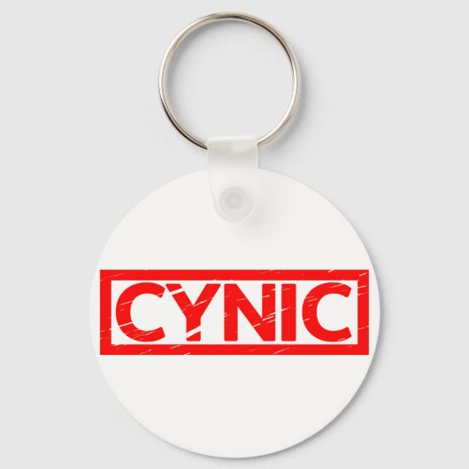 Cynische Stempel Sleutelhanger (Voorkant)