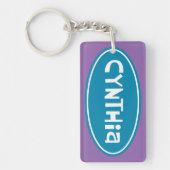 CYNTHIA Acrylische Sleutelhanger (Voorkant)