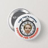 Cynthia Nixon 2018 Ronde Button 5,7 Cm (Voorkant /achterkant)
