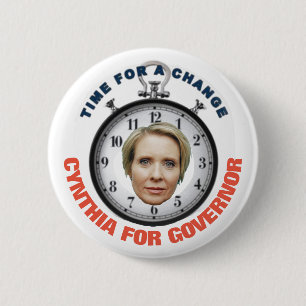 Cynthia Nixon 2018 Ronde Button 5,7 Cm
