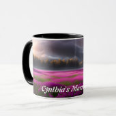 Cynthia's Morning Tea Gepersonaliseerd  Mok (Voorkant links)