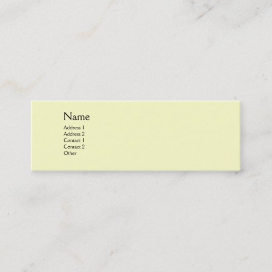 CYPERBOMEN EN MEDITERRANE PIJN IN TUSCANY MINI VISITEKAARTJE (Voorkant)