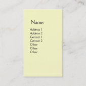 CYPERBOMEN EN MEDITERRANE PIJN IN TUSCANY VISITEKAARTJE (Voorkant)