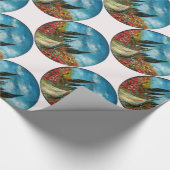 CYPERBOMEN EN POPPIËNTEN OP DE WEG VAN TUSCANY CADEAUPAPIER (Hoek)